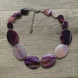 ⬇️ Purple Stone Necklace
